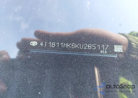 2019 Toyota Camry Le из США, поврежденный, VIN 4T1B11HK6KU285117